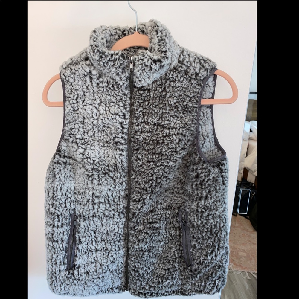 Furry vest from Francescas